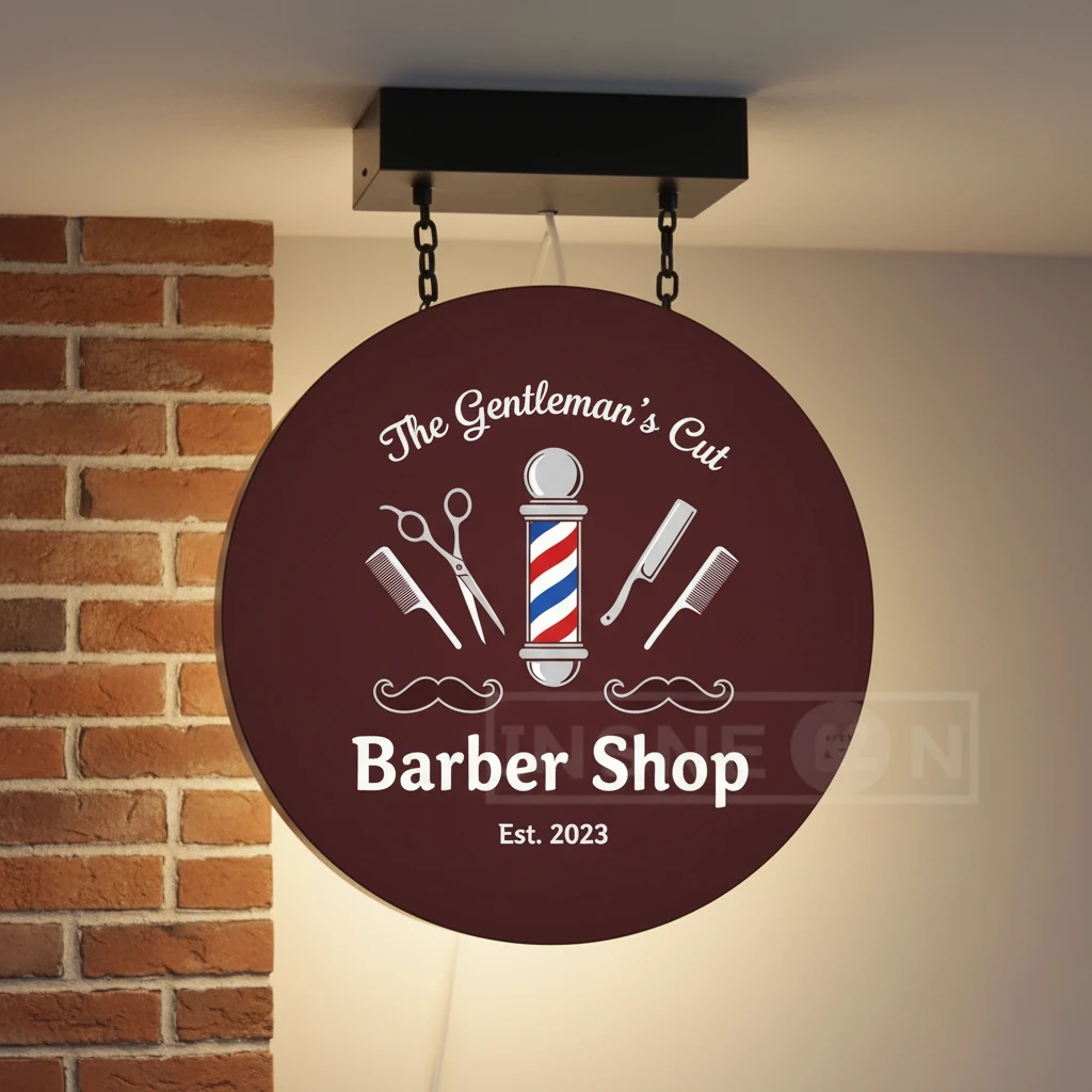 صندوق إضاءة مخصص - لافتات شعار نيون LED ساطعة مخصصة، معدن وأكريليك مصنوعة لأجواء المنزل وعلامة ترويج الأعمال