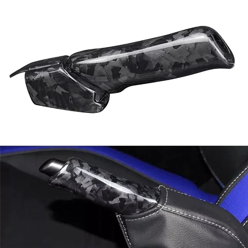 

Car Handbrake Handle Cover Fit For Nissan GTR R35 2009-2016 Forged Carbon Fiber-A08Q