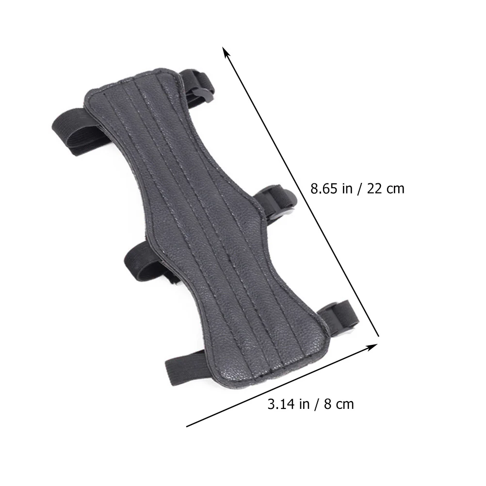 

Archery Armguard Professional Finger Protector Set Forearm Guards Black Child Size Adjustable Comfortable Portable Outdoor