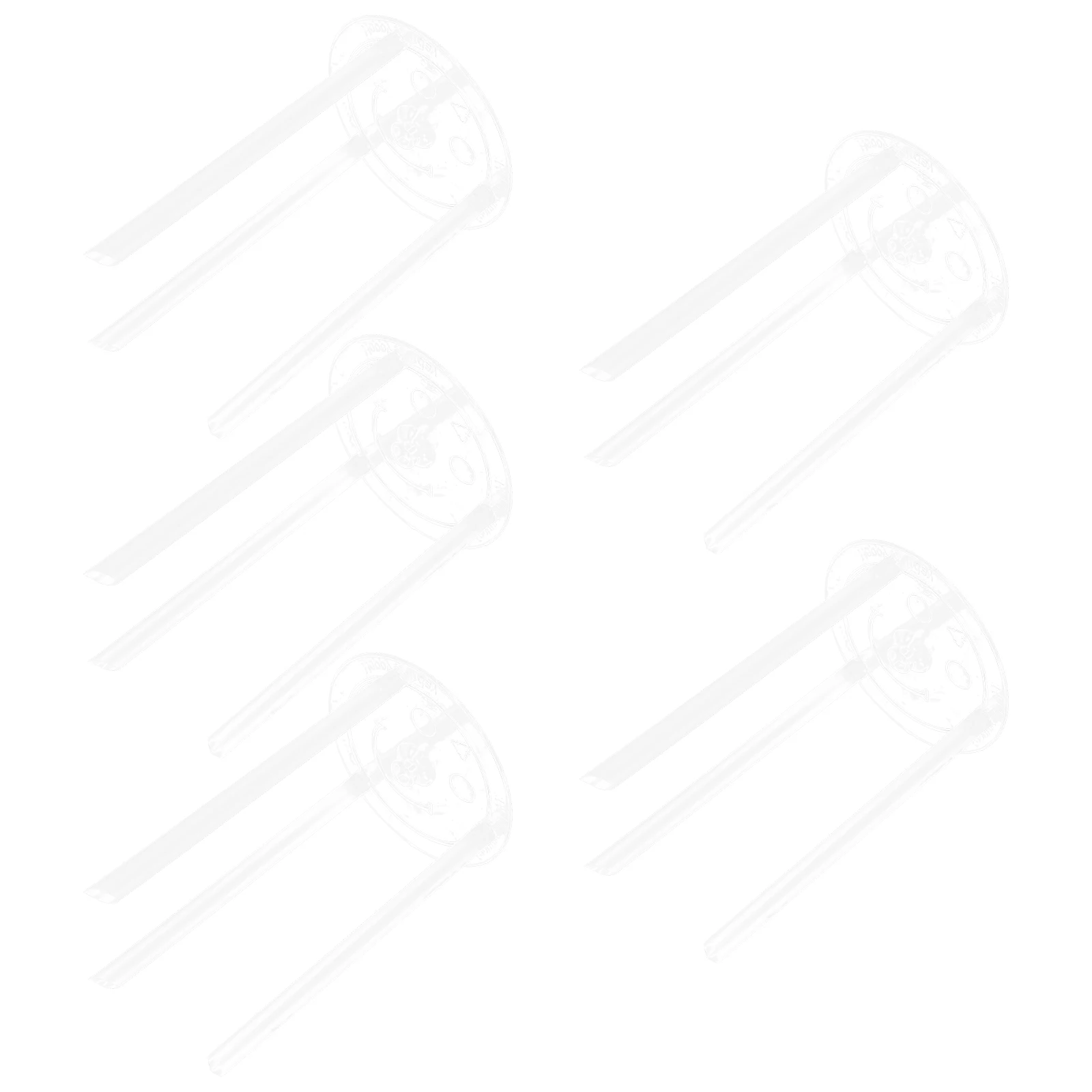 

5 Sets Plastic Dowels For Tiered Cakes Support Rods Separator Plates Multi-Tiered Stand White Cake Support Pillars Sturdy Cake