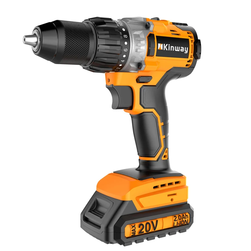 KINWAY KWCD1807-002 high torque 50N.m brushless  cordless drill lithium drill cordless platform