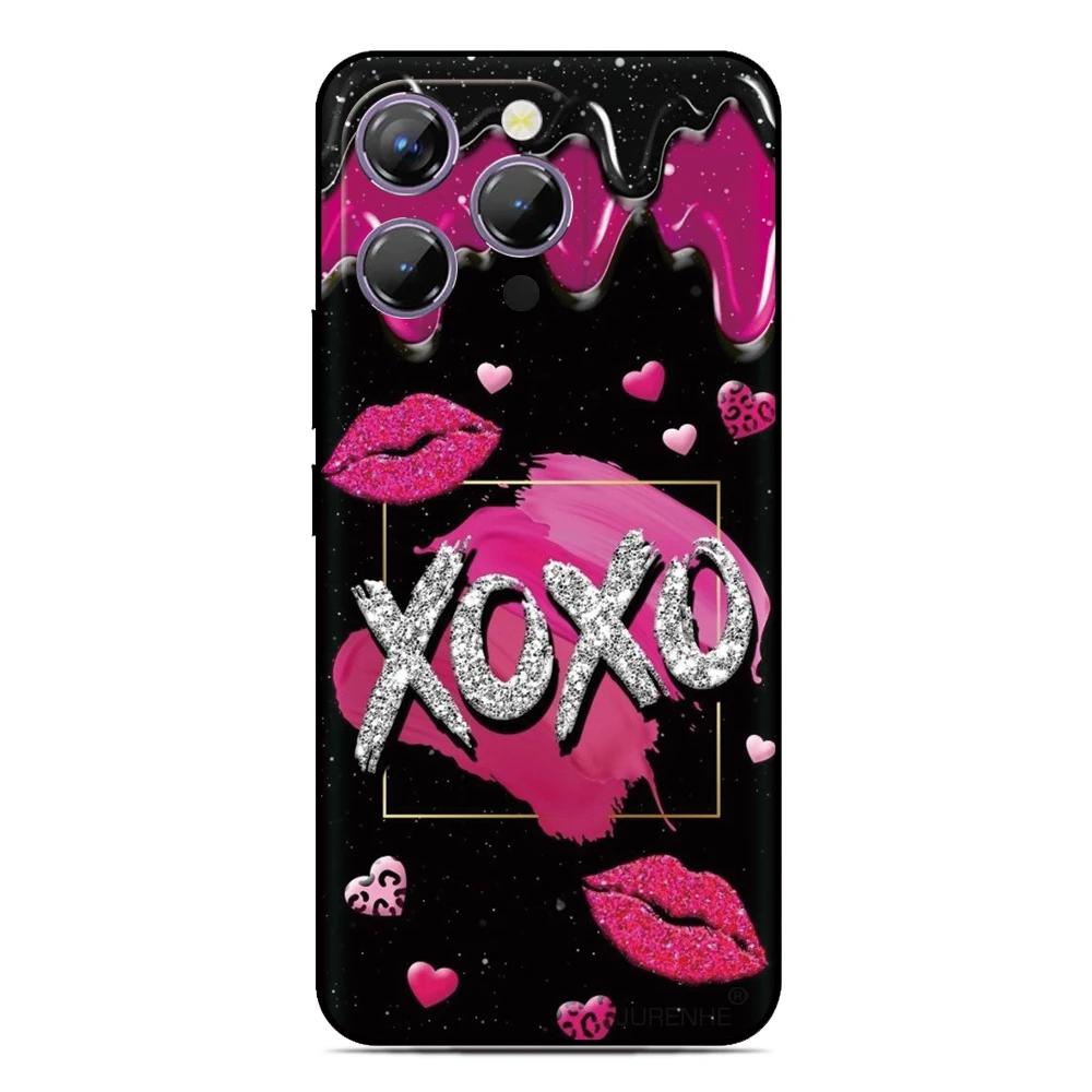 Pretty Love Kiss Back Cover For Sony Xperia 10 1 VII VI 5 II III IV V 2023 XZ5 XZ4 XZ3 XZ2 Compact XA1 XA2 TPU Soft Phone Case view 3