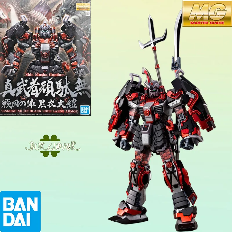 

Bandai Original MG Musha Gundam 1/100 Anime Action Figure Assembly Model Toys Collectible Model Ornaments Gifts For Children