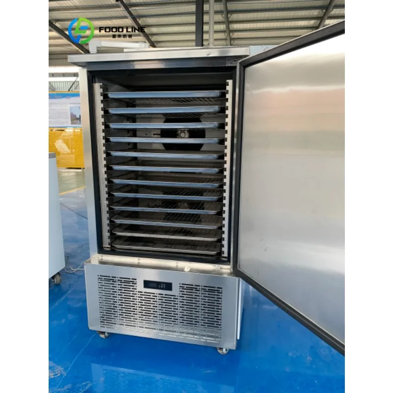 Customized Lower Food Temperature Quickly and Safely Fast Deep Shock Blast Freezer Chiller/Quick-freezing Cabinet 24 /30 Trays
