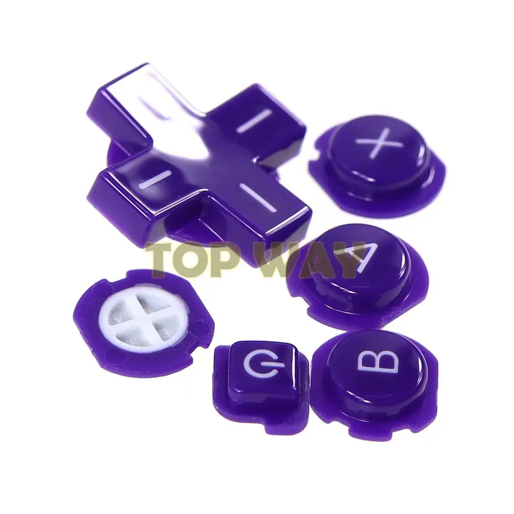 5 Juegos de alta calidad para Nintendo 3DS ABXY botón con reemplazo de botón de dirección cruzada para 3DS A B X Y