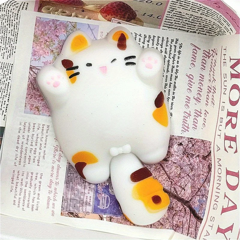 GUBU Fabriqué des jouets à presser pour chat et œufs mignons – Matériau TPR doux et à rebond lent, cadeau unique pour les enfants, parfait pour les anniversaires, les vacances