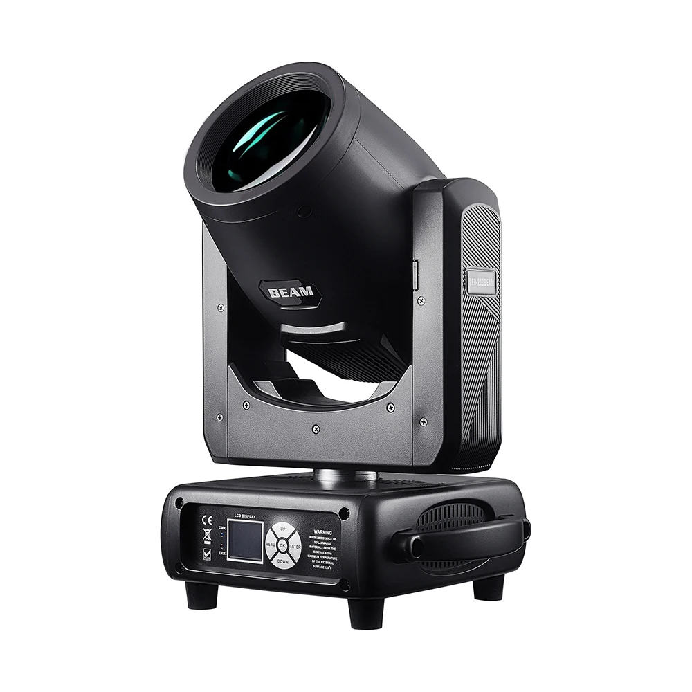 

LED DMX 200W beam moving head light, patterned + white circle effect with prism effect suitable for DJ parties bars performances
