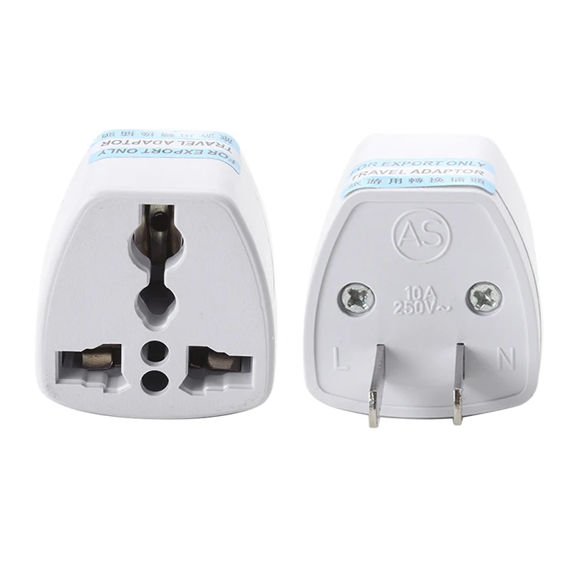 KR Plug Adapter Multifunction Universal AU US To EU Electrical Socket Type E/F France Spain Plug Travel Adapter AC Outlet