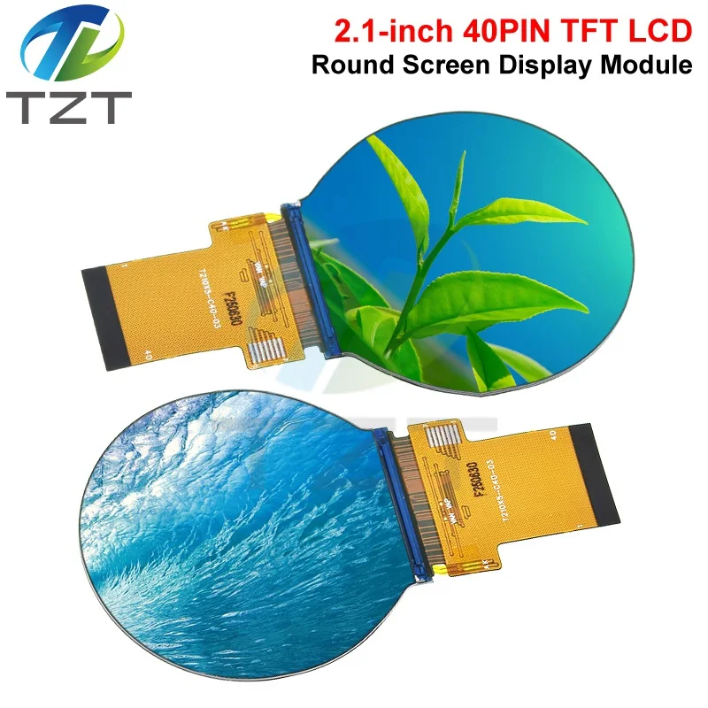 tzt-ips-21-polegadas-40pin-spi-262k-tft-lcd-tela-redonda-sem-toque-st7701-unidade-ic-480-480-interface-rgb-para-arduino-uno-r3