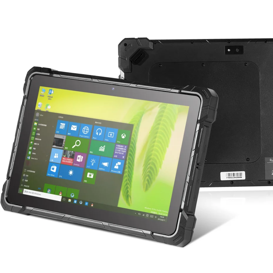 Higole F7 Z8350 Factory 10inch IP67 Industrial Win10 Tablets Quad Core Tough Hardened Fanless with 4GB  Dual Core Processor