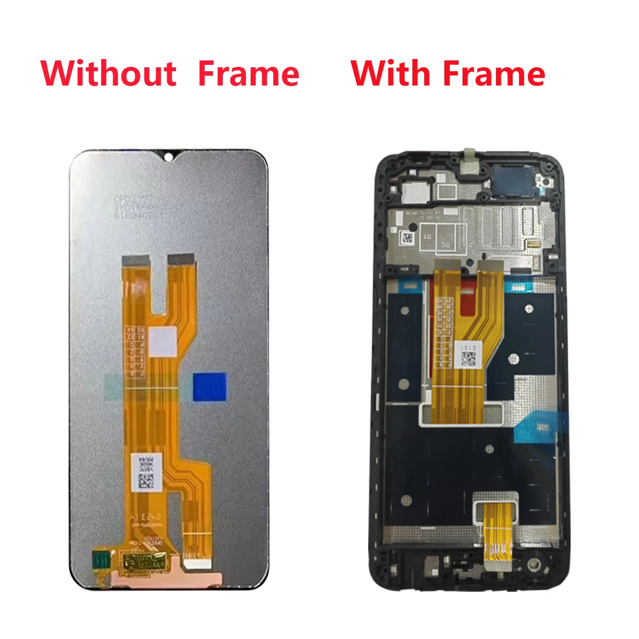 LCD Touch Screen Digitizer Assembly Display for VIVO Y18 Y18E,V2350 With Frame Replacement Repair Mobile Phone Lcds Parts 6.56