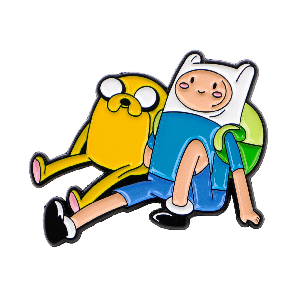 Pin Enamel Petualangan Kartun Bros Finn & Jake Universe Pada Pakaian Tas Lencana Pakaian Kerah Hadiah Perhiasan Pasangan Pria Wanita