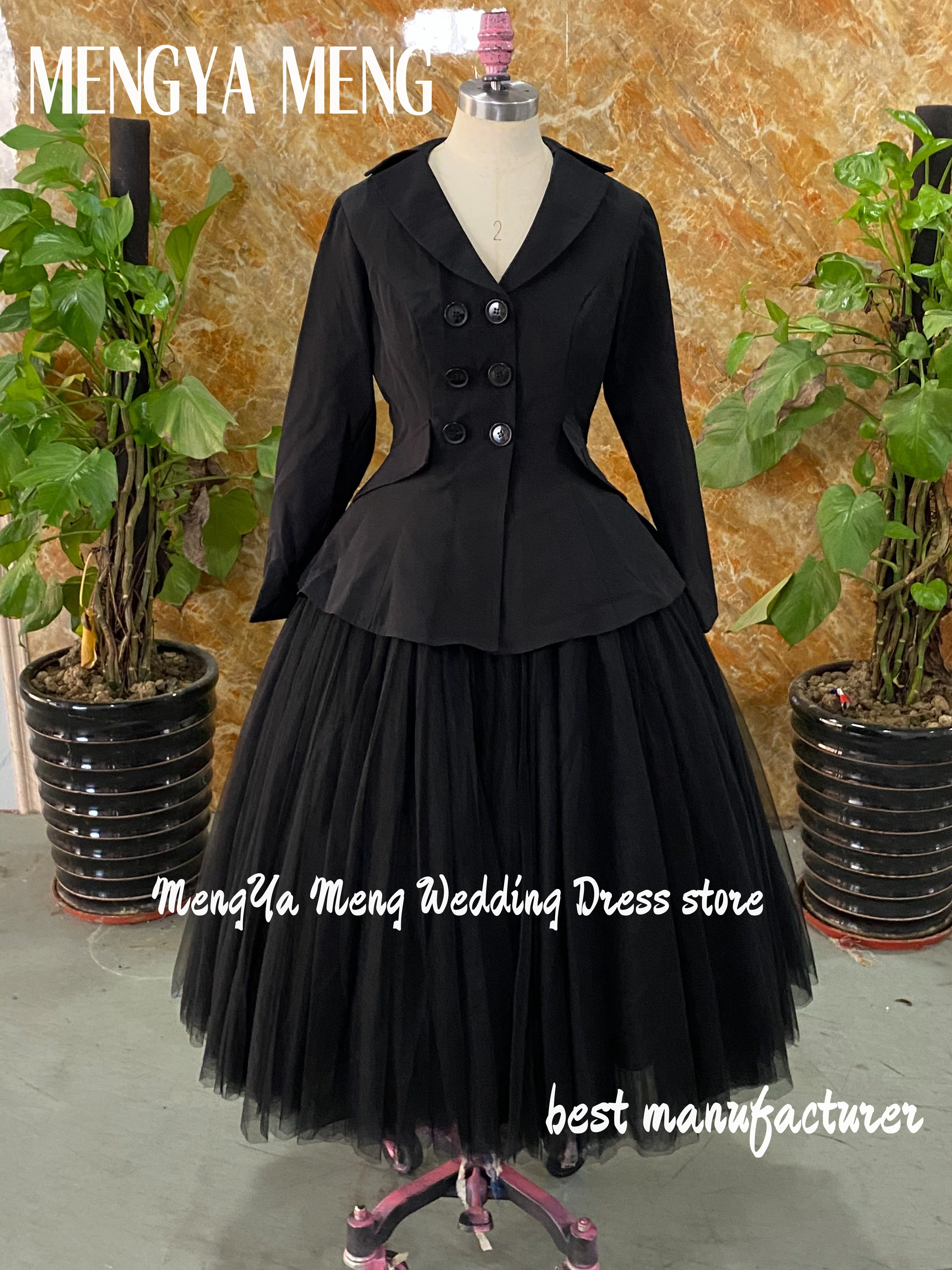 Faldas de tul negras elegantes para mujer, falda de tul hinchada de talla grande, nuevo estilo de nicho para mujer, traje, falda de hilo, conjunto de dos piezas