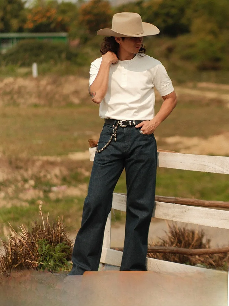 

Американские джинсы-клеш с высокой талией цвета индиго, с узким поясом, из прочного хлопка, молодежные, модные, для повседневной носки, Mbbcar MMC