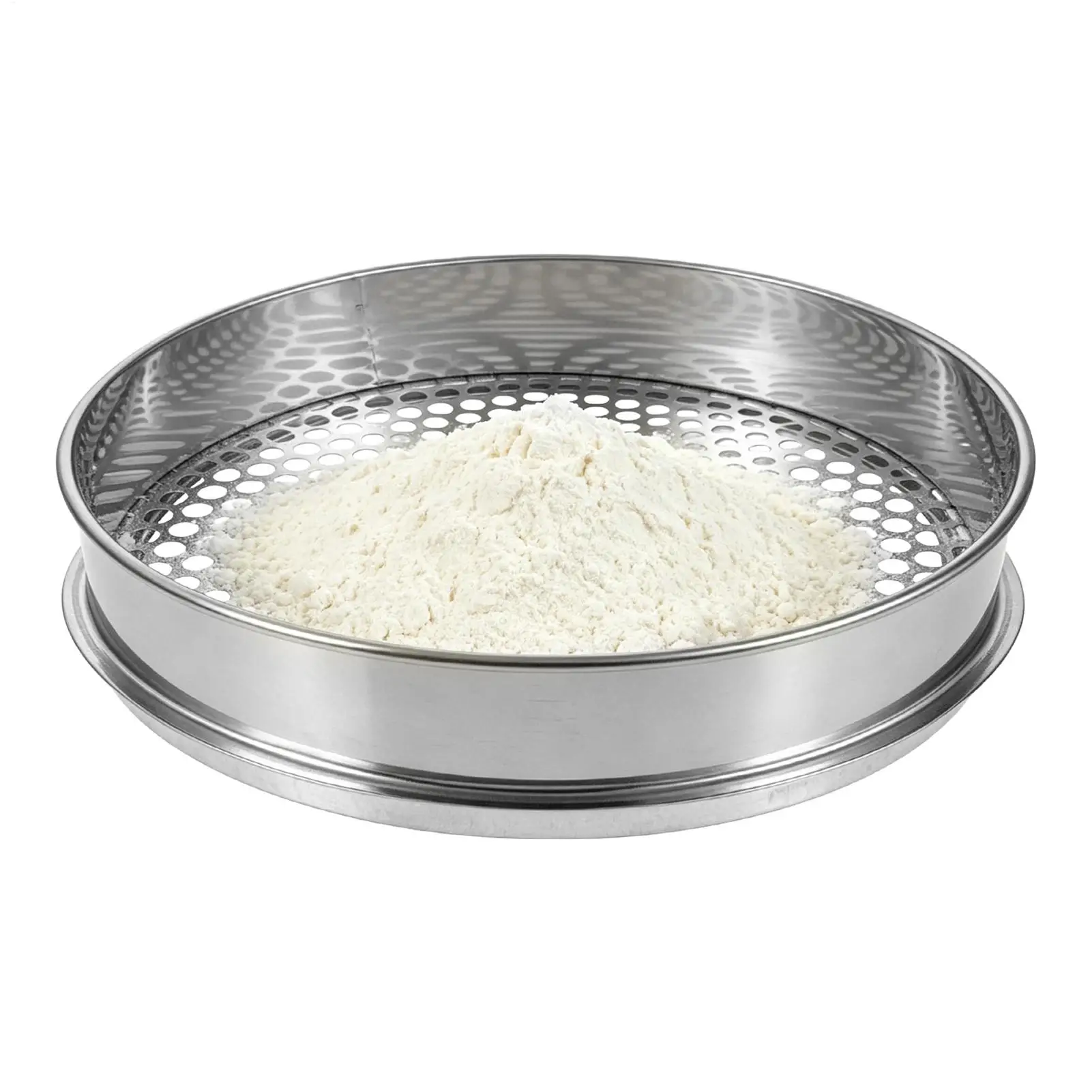 Soil Sifter For Gardening Round Hole Mesh Strainer Tools Stainless Steel Gravel Sifter For Home Kitchen Beach Yard Lawn School