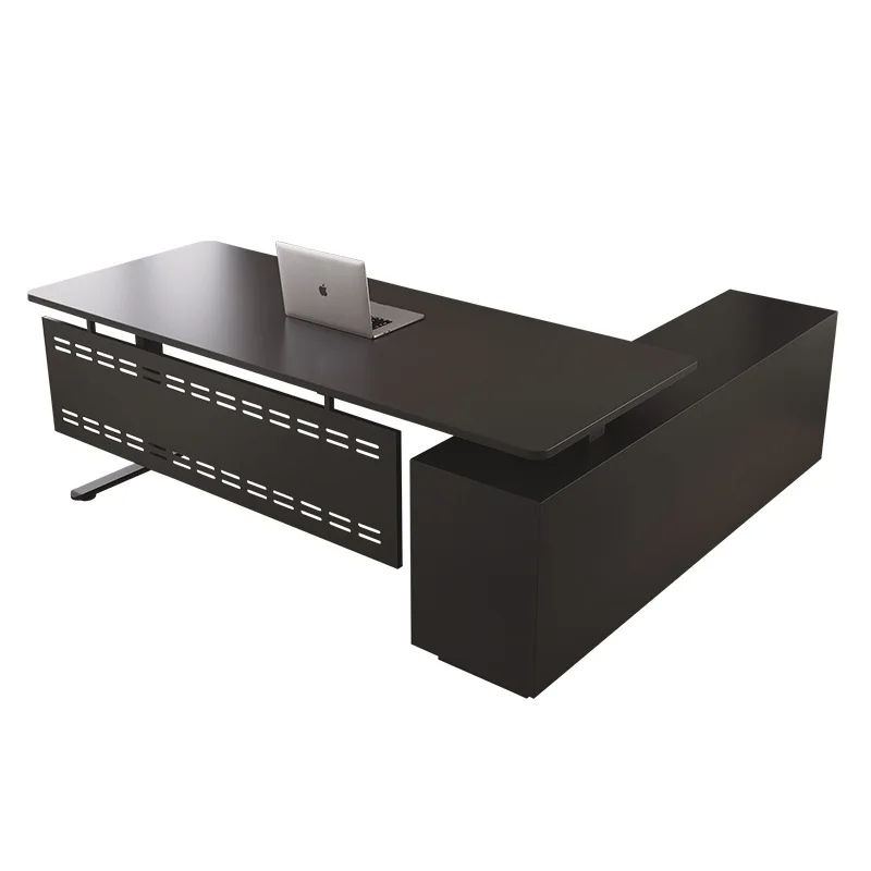 Lifting Large Desktop Desk Electric Lifting Table Senior Executive Table Combination Corner Table