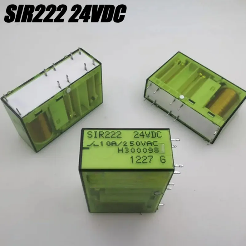 

(Б/у) 1 шт./лот, 100% оригинальное реле: SIR222, 24 В постоянного тока, реле безопасности, 10 контактов