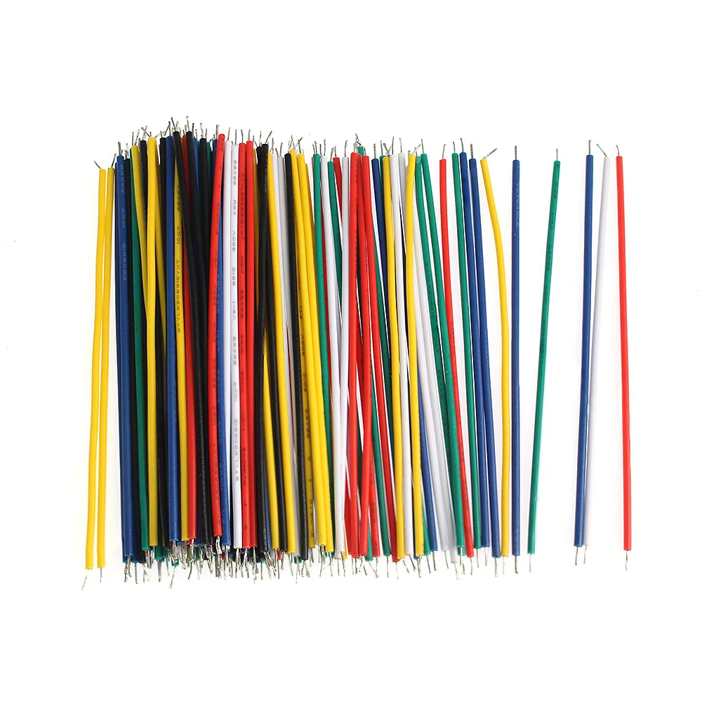 120pcs/set Tinned Wire 24AWG/ 26AWG High-Quality Electronic Wire 6Colors Jumper Kit for PCB Test Lines, Diy Kit Electronic