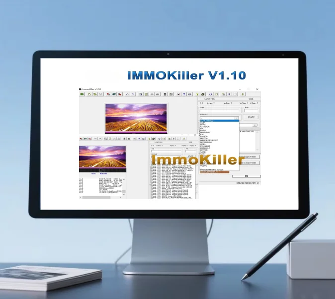 

ImmoKiller V1.10 New IMMO Off Software v1.1 Immo Killer ECU Programmer Tool for Car Repairing Passing Virigining the Immobilizer