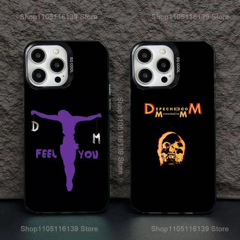 

Band D-DepecheS M-Mode Phone Case For iPhone 16,15,14,13,12,11,Pro,XS,Max,Plus,Mini,SE Black Candy Matte Shockproof Cover