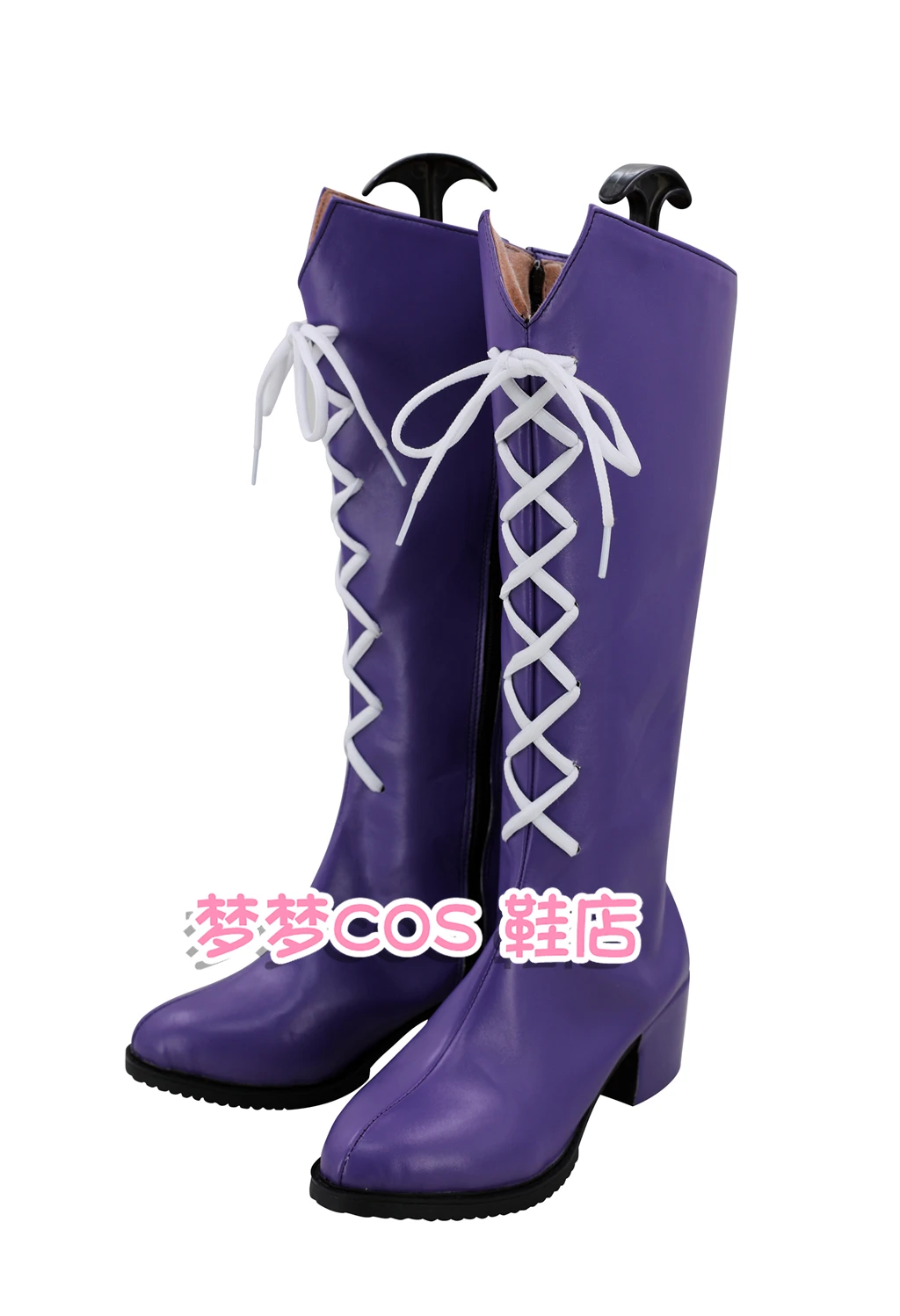 Sailor Saturn Tomoe Hotaru Cosplay Shoes Boots Purple PU Leather Shoes Halloween Carnival Shoes Custom Made