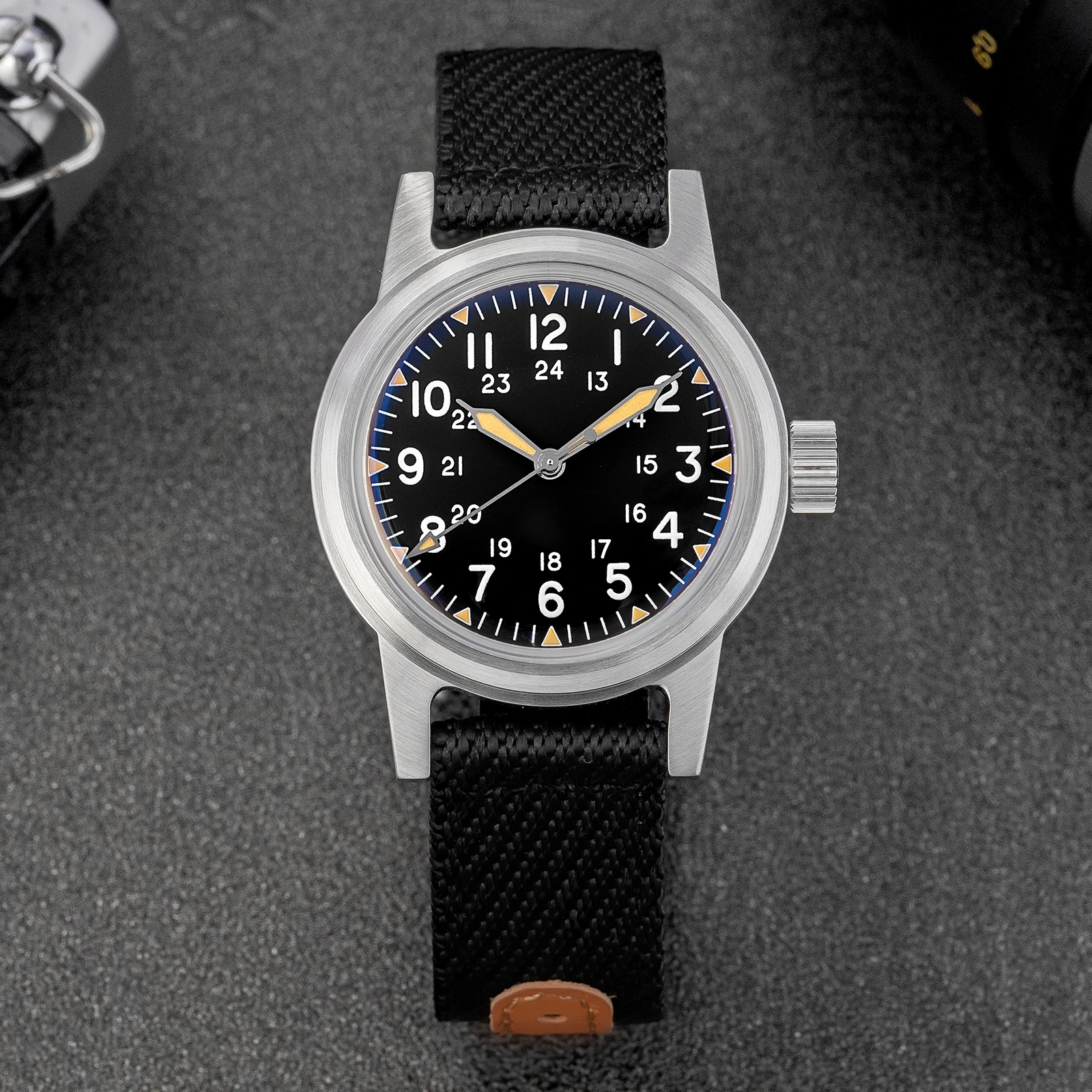 Relojes Mecánicos para Pareja ADDIESDIVE Japan NH35A con Cristal de Burbuja, Reloj de Pulsera Mecánico para Pareja Resistente al Agua
