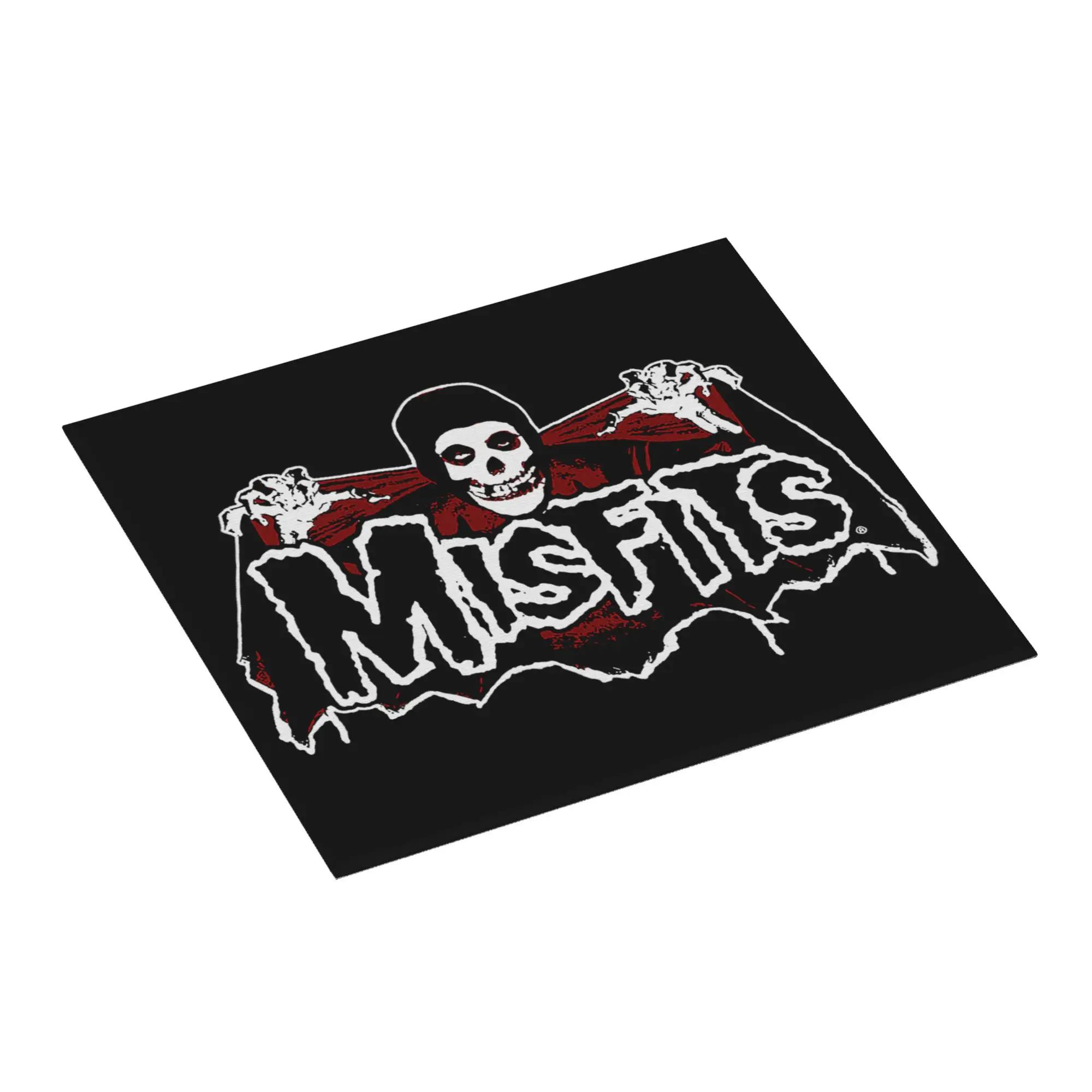 Punk Rock Band Misfits Non Slip Kitchen Counter Protector Mat Barware Tableware Reusable  Bathroom Drying Mat For Kitchen