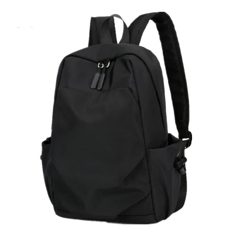 Mini zaino da uomo Borsa da scuola a tracolla nera piccola moda per uomo 2024 Zaini da viaggio sportivi impermeabili di design in tela