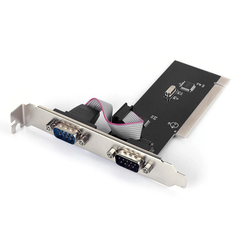 Разъемы последовательного порта PCI Карта PCI-COM 9-контактный интерфейс RS232 DB9 Настольный промышленный компьютерный адаптер управления Карты расширения