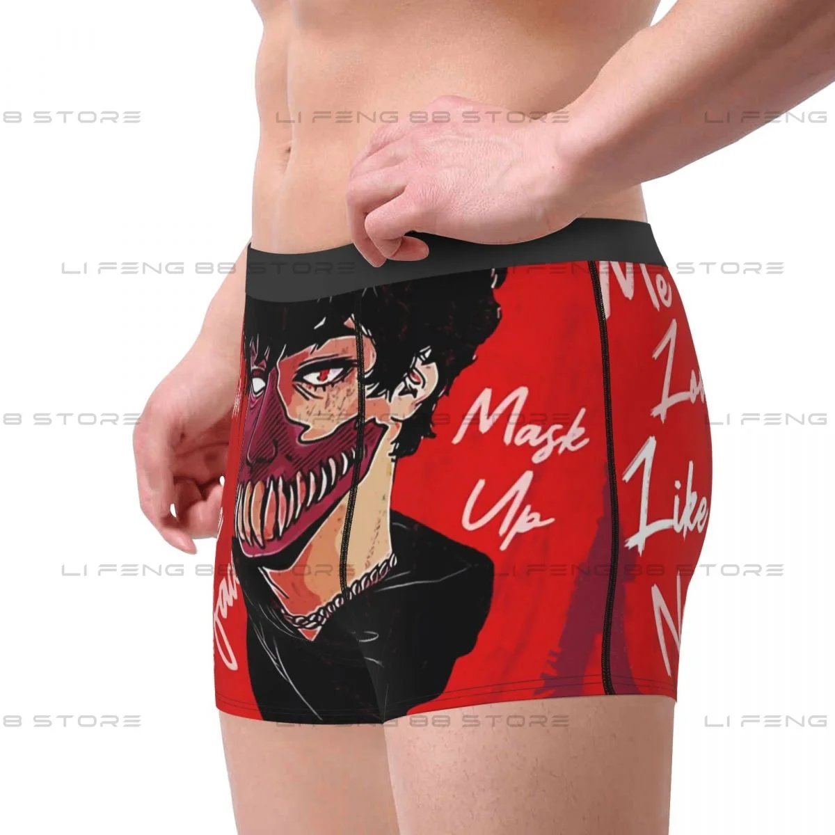 Husband Mask Man's Boxer Briefs Corpse Husband Highly Breathable Underwear High Quality Print Shorts Birthday Gifts