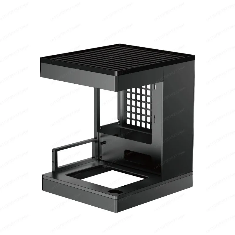 Aluminum Alloy S1 Mini Case, ITX Small Form Factor PC Chassis with Sea View Design
