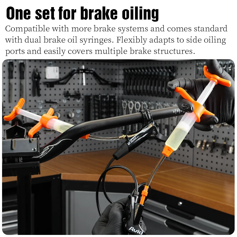LEBYCLE MTB Road Bicycle Brake Oil Bleed Kit Tools For SHIMANO SRAM Avid MAGURA Series Hydraulic Disc Bike Brake Repair Tool
