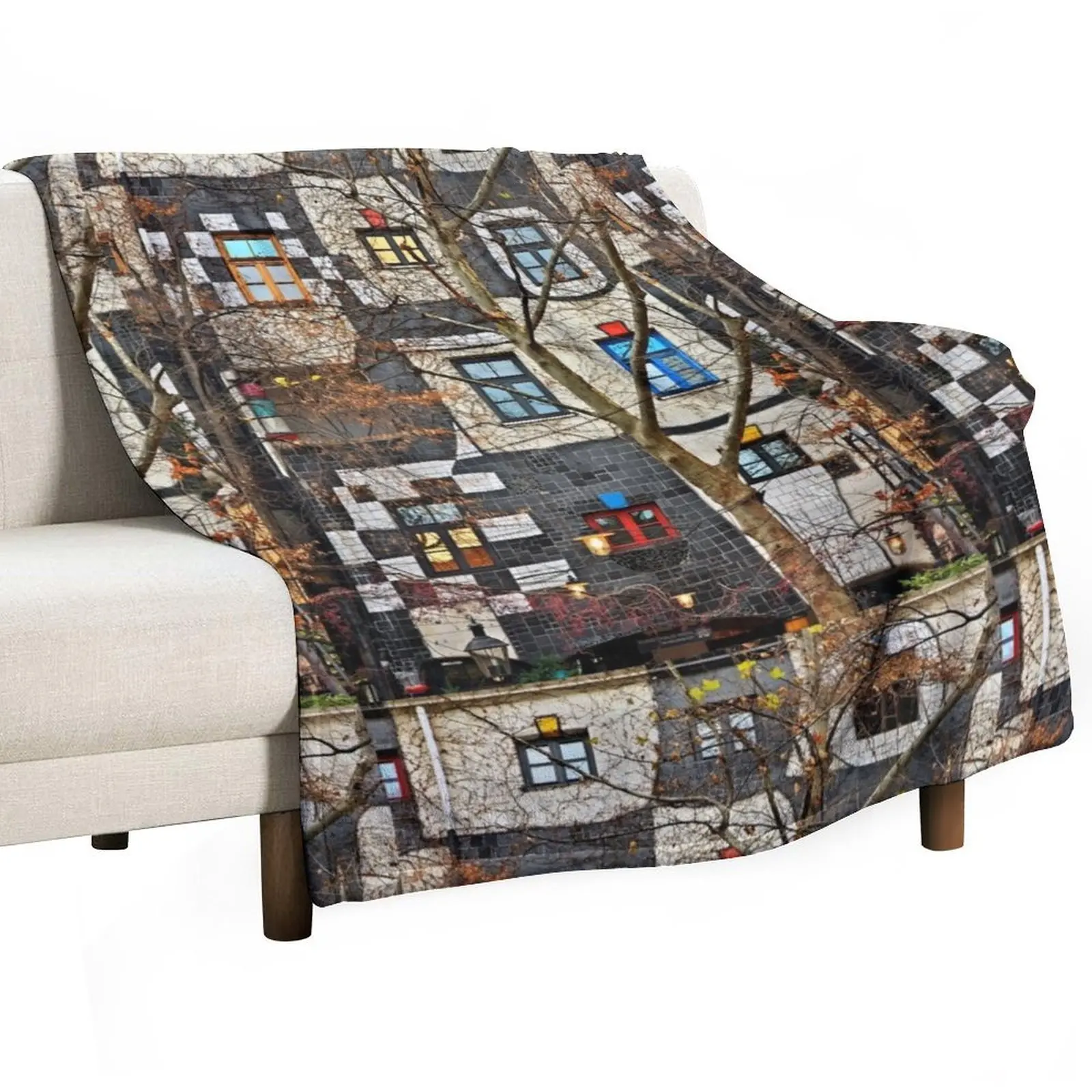 

Kunst Haus Wien Throw Blanket Plush Custom manga warm for winter Blankets