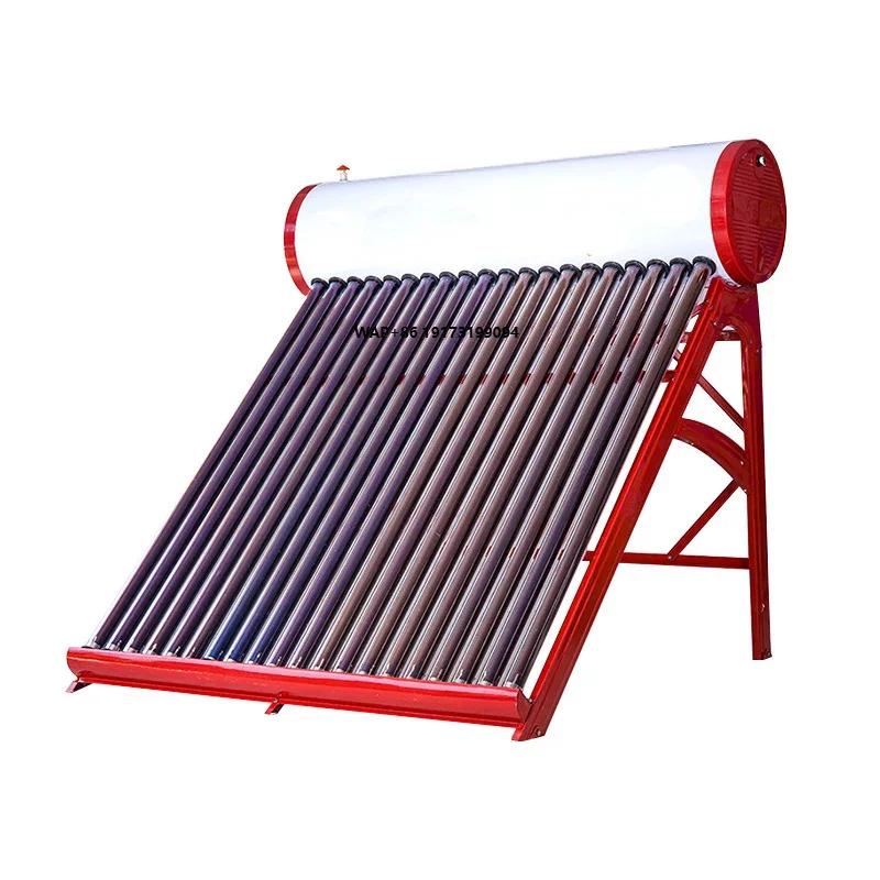 Best Price Evacuated Tube Solar Water Heater with Modern Design Stainless Steel Pre-heated for Outdoor & Use