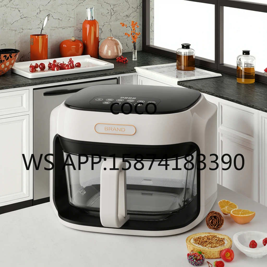 Newest Geming 7L Smart Digital Air Fryer | Oil Free Rapid Cooking Glass Kitchen Appliance