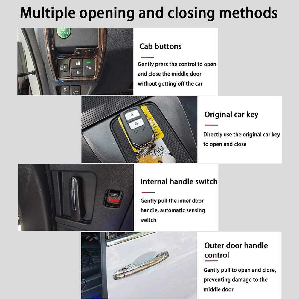 Для Honda Odyssey RC1 RC2 RC4 International 2014-2024 OEM Plug & Play автоматическая электрическая раздвижная дверь левый и правый комплект для модернизации