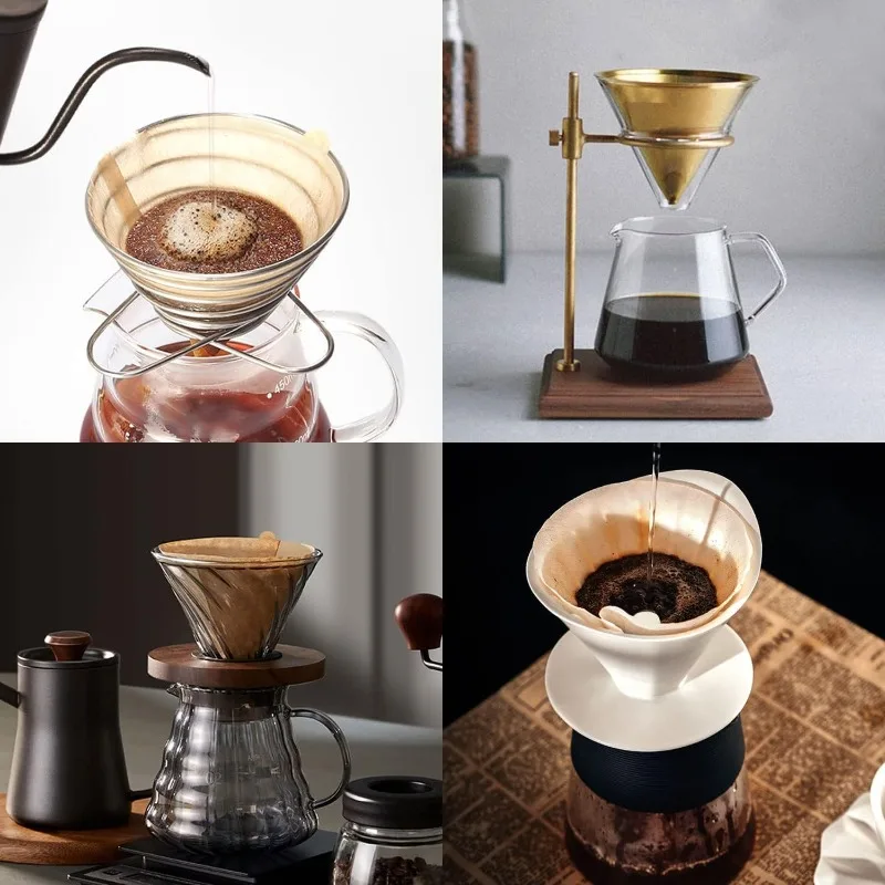 Cone Coffee Filter,Paper Filters Unbleached Natural Brown Disposable Coffee Filter for Pour Over and Drip Coffee Maker