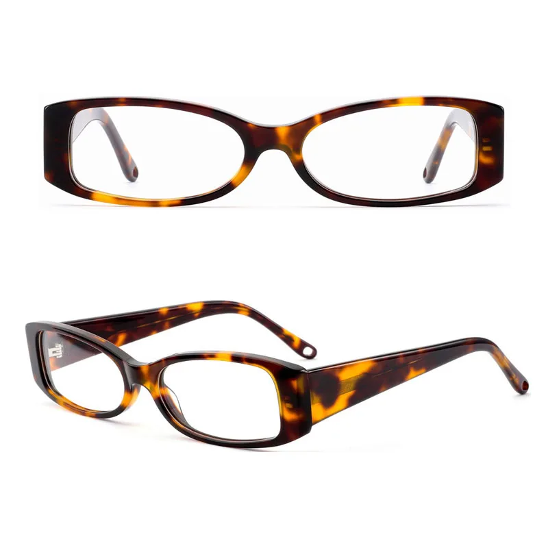 

Acetate Rectangle Reading Glasses Women Men Wide Leg Prescription Myopia Eyeglasses Black Anti Blue Light Readers 75 175 250 350