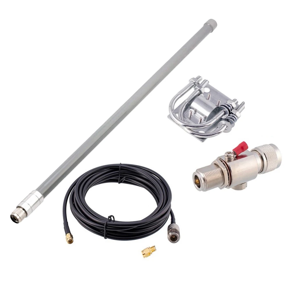 

Outdoor Installation 12dBi Fiberglass Antenna Omnidirectional Antenna High Temperature Resistance N-type Male Connector