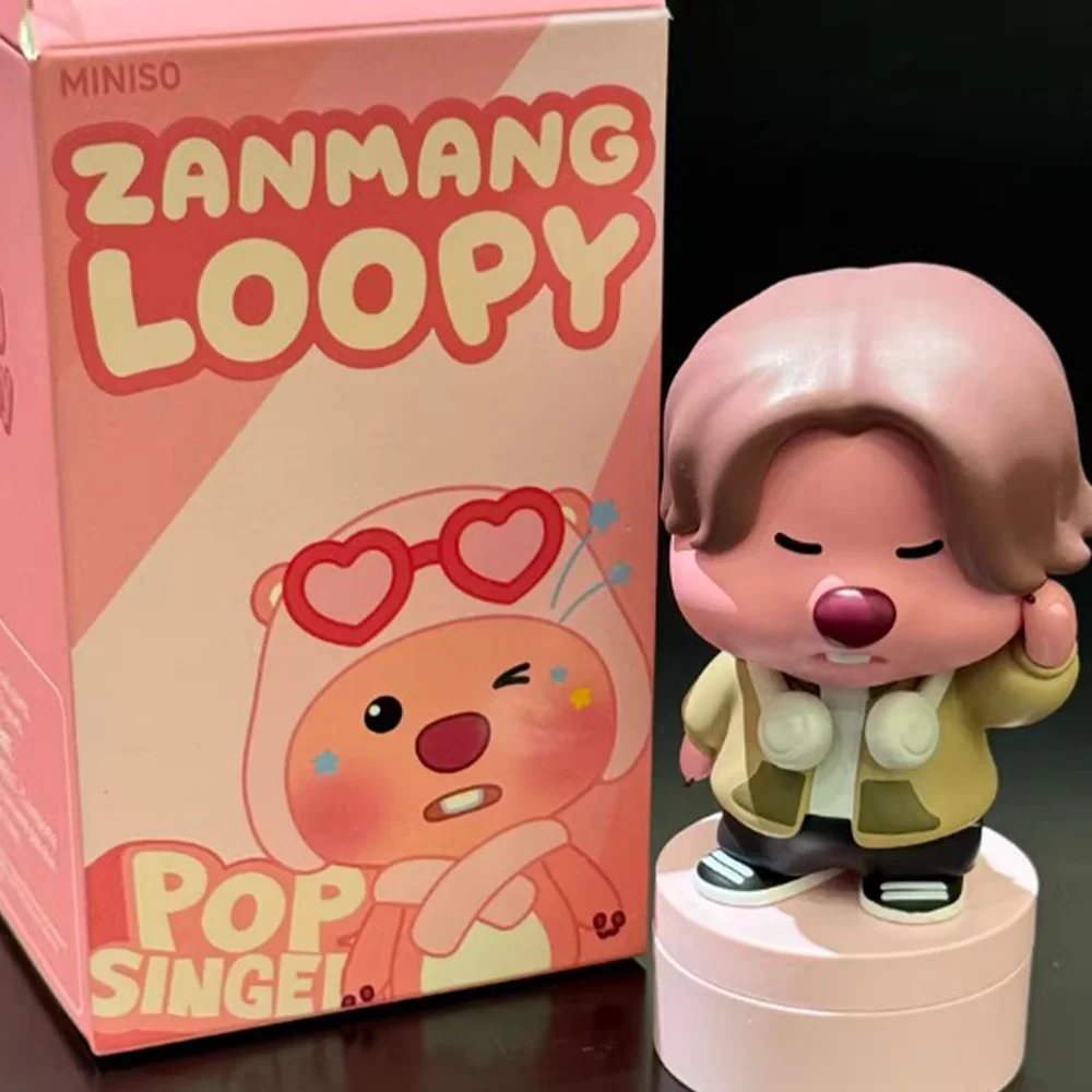 MiniSO zanmang Loopy blind blind BOX ทำงานในการแสดงธุรกิจ stampampentsdesktoptrendy handcrafts รวมถึงรุ่นที่ซ่อนอยู่