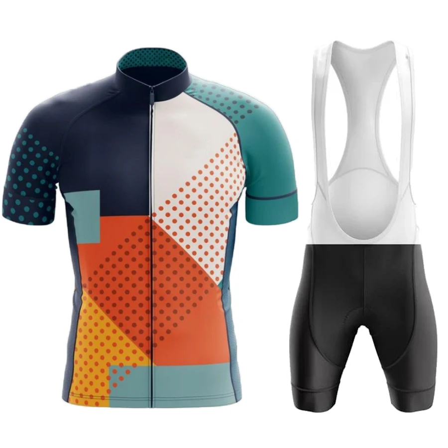New Pro Team Cycling Jersey Set Summer Cycling Clothing MTB Bike Clothes Uniform Maillot Ropa Ciclismo Man Cycling Bicycle Suit