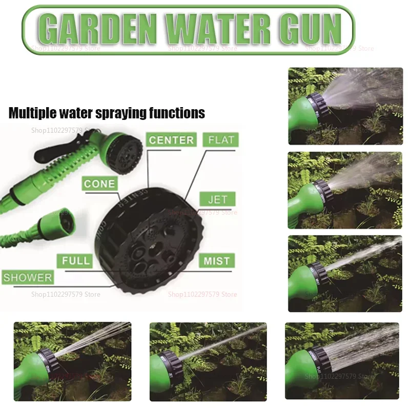 Retractable Magic Hose High Pressure Car Wash Water Gun Garden Watering Hose Home Outdoor Cleaning Tool for Cars Gardens view 6