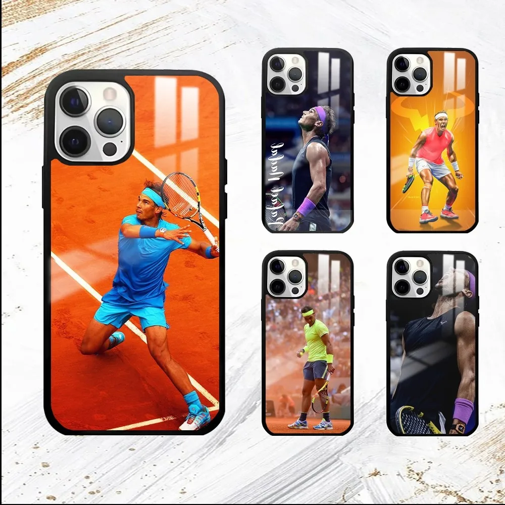 Rafael Nadal Phone Case For iPhone 16 15 14 13 12 11 Pro Max Plus Mini PC Mirror Fashion  phone case