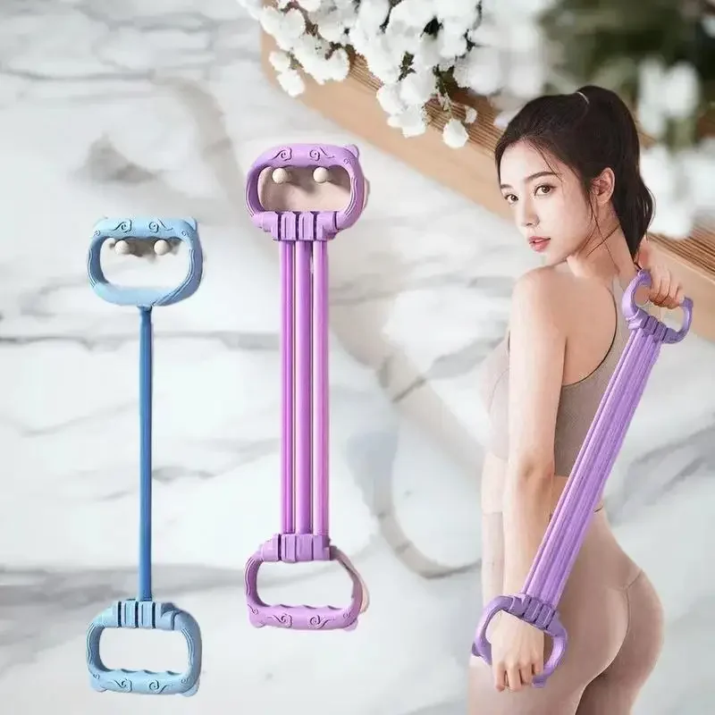 

Adjustable Weight Resistance Bands for Shoulder and Back Workout, Home Gym Fitness Stretch Straps, Yoga Tension Ropes
