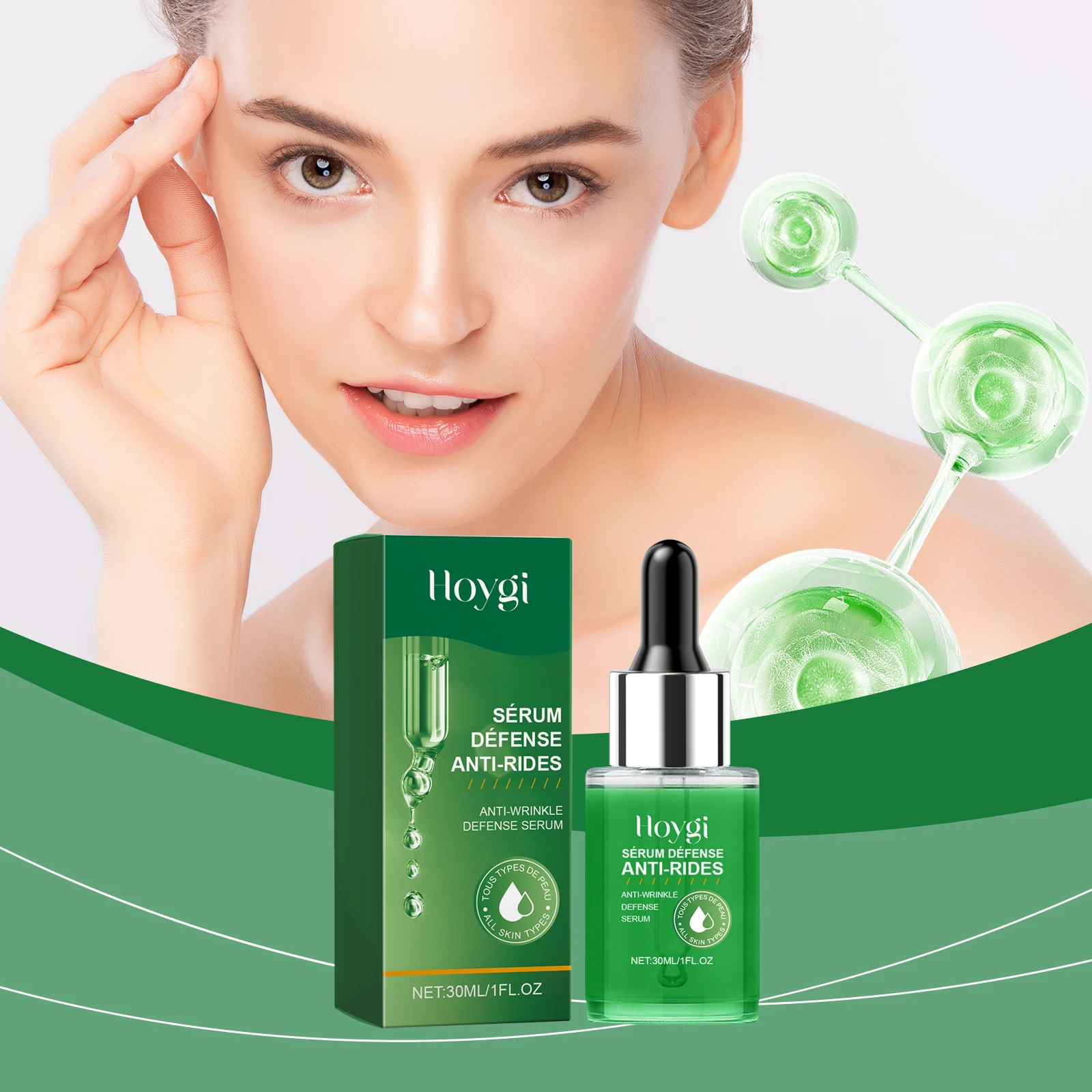 

Hoygi Moisturizing Essence Moisturizes Facial Skin Improves Skin Elasticity Rejuvenates Skin Improves Wrinkles and Fine Lines