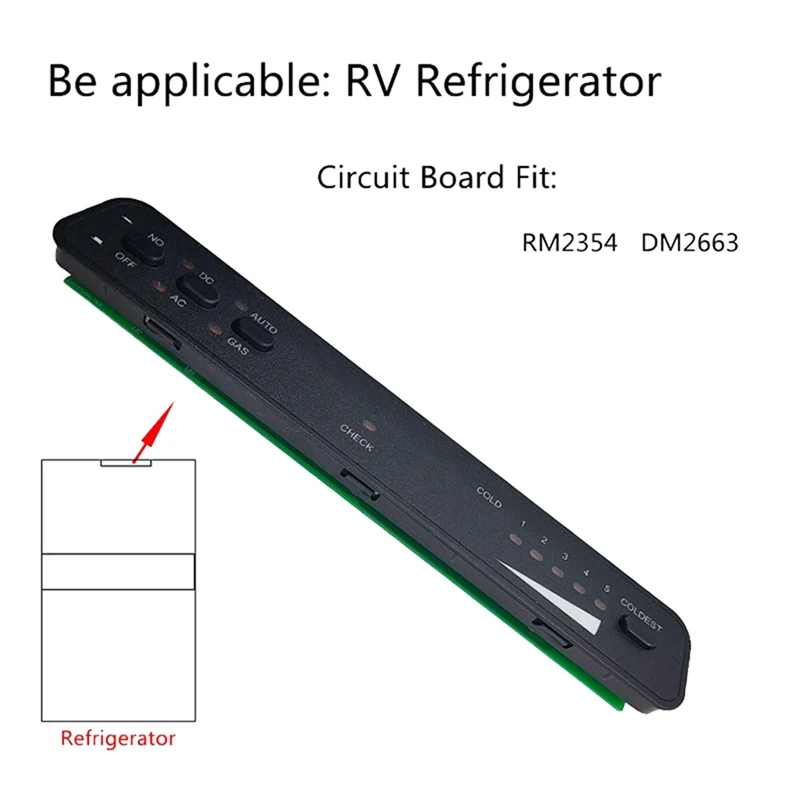 3316995900  Three-Way Refrigerator Control Panel For Dometic RM2354 RM2454 RM2554 DM2663