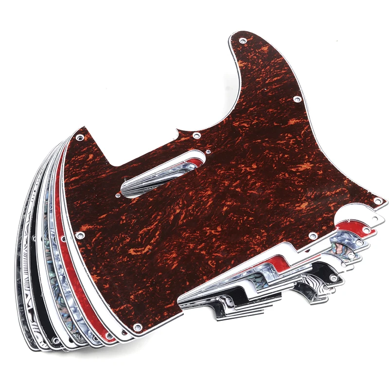 TL Pickguard 3Ply Single Coil Pickup Hole 8 Screws Hole Scrate Plate for TL Style Electric Guitars Multi Colour