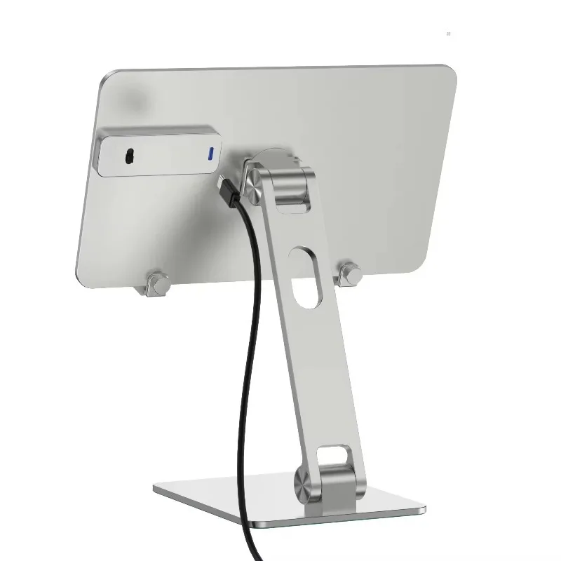 Portable Folding Magnetic Aluminum IPad Charging Stand for IPad Pro 11/13 Inch M4 2024  Lightweight Desk Holder with Secure Grip