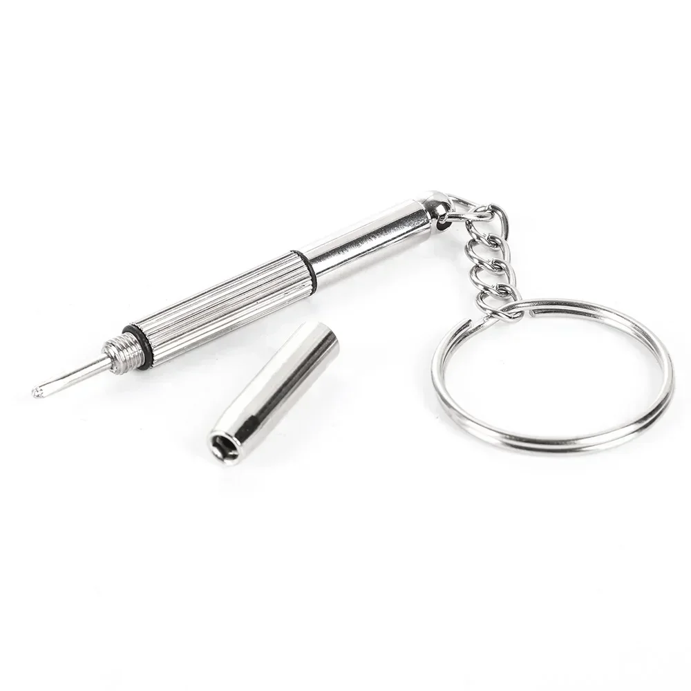 Stahl Brillen Schraubendreher Brillen Schraubendreher Uhr Reparatur Kit mit Schlüsselbund Tragbare Hand Werkzeuge Präzision Schraubendreher Werkzeuge – Detail 17