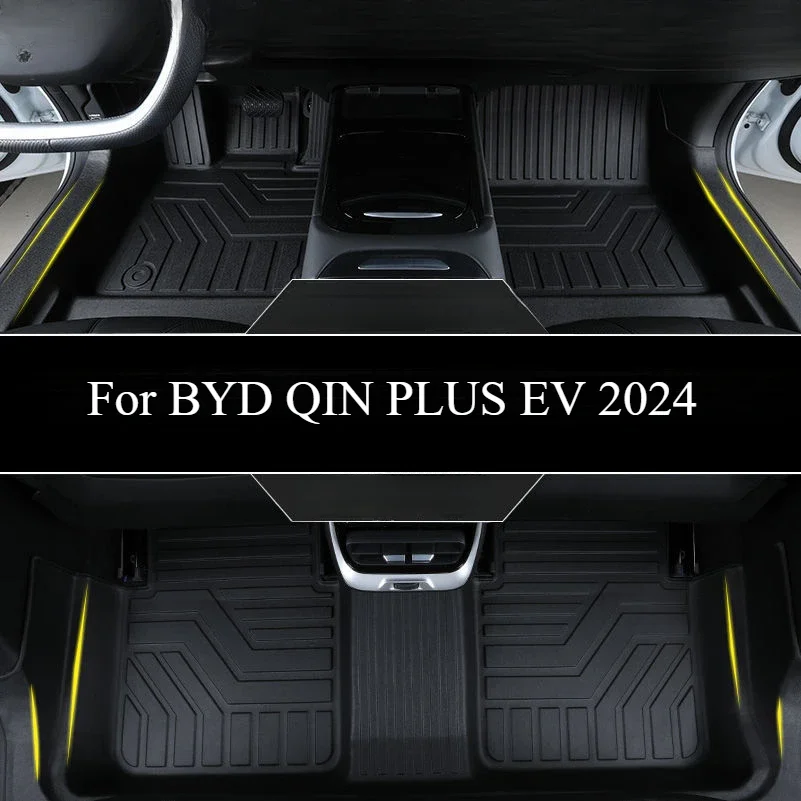 For BYD QIN PLUS EV 2024 TPE full surround foot mat automotive parts modification accessories